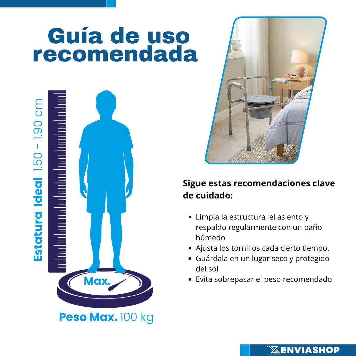 Silla Cómodo de Acero, Plegable con Respaldo Color Gris - Imagen 6